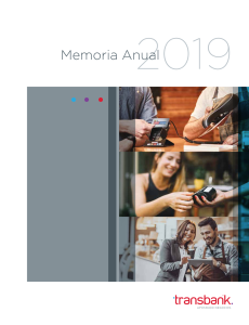 Reportes anuales - Memoria anual - 2019