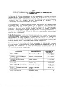 Acta Junta Extraordinaria de Accionistas (11-10-2022) Documento