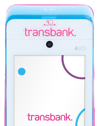 Dispositivo Smart POS con la marca Transbank