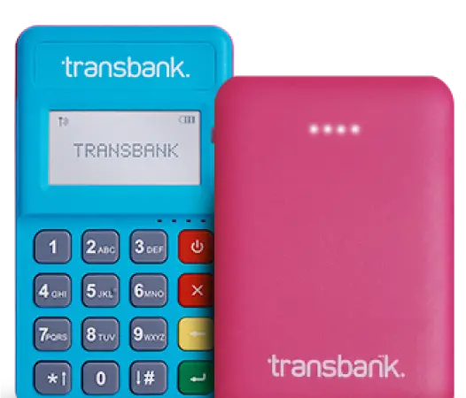 Dispositivo Smart POS con la marca Transbank