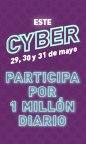 ¡Este Cyber participa por $1.000.000 diario!