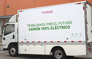 Llega el primer camión eléctrico de Transbank, de la mano del partner de transporte Advance Global Logistics SpA.