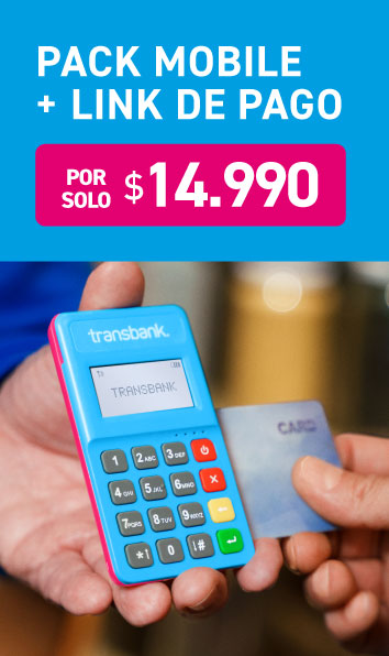 El mejor pack del dieciocho. Mobile POS + Link de Pago por sólo $14.990.